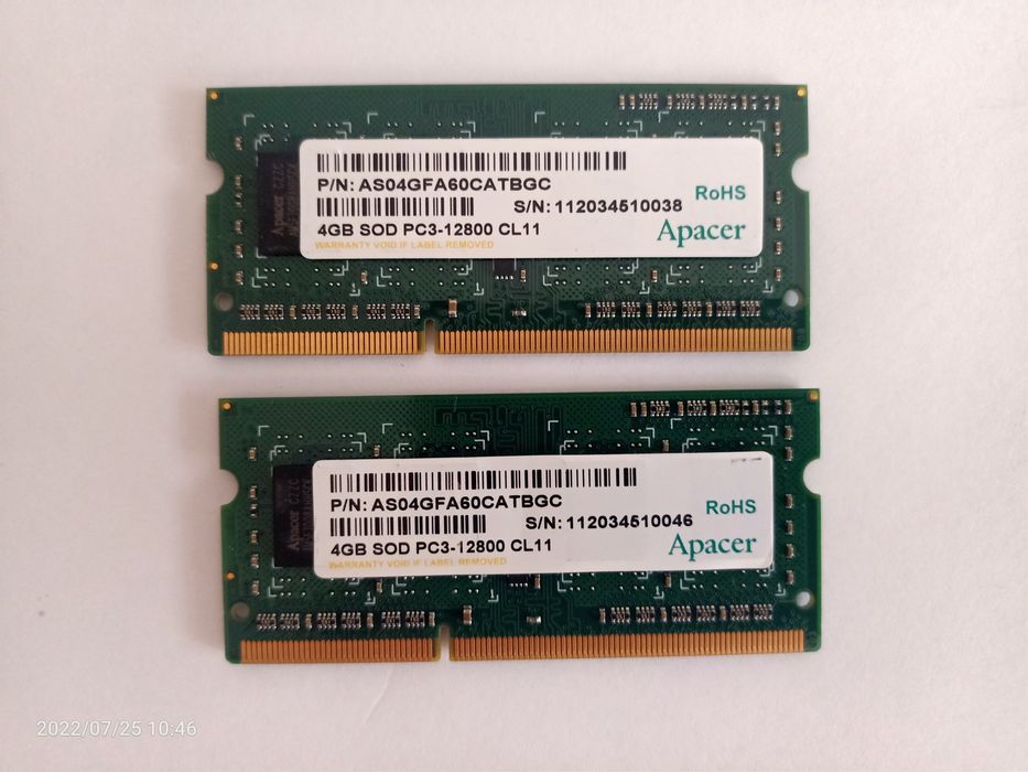 DDR3, DDR4 Sodimm, Dimm, SSD