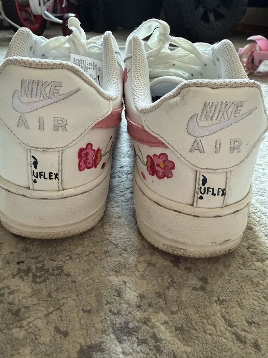 Кросовки найк ручная роспись