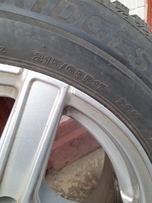 Genti de aluminiu cu gume de iarnă  215/65/17