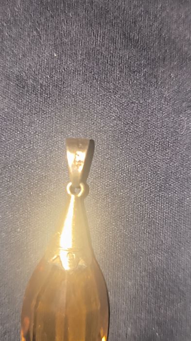 URGENT Pandantiv Aur 18K cu Citrin Madeira Natural – 5.94 g