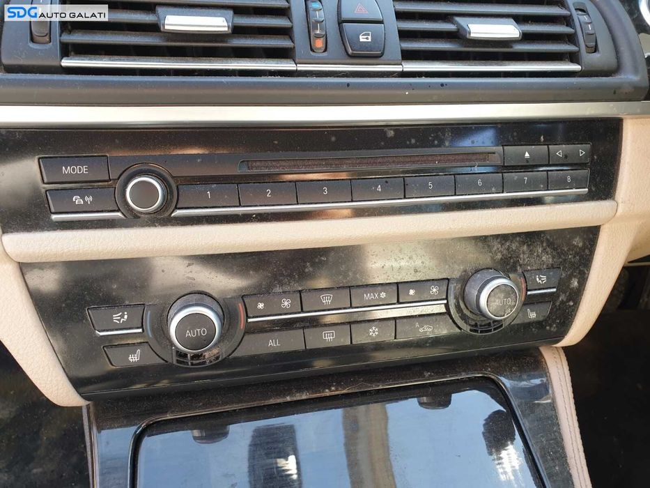 Interfata Radio CD Player Navigatie CIC Consola Butoane Comanda Navigatie BMW Seria 5 F10 F11 2009 - 2017 [C5284]