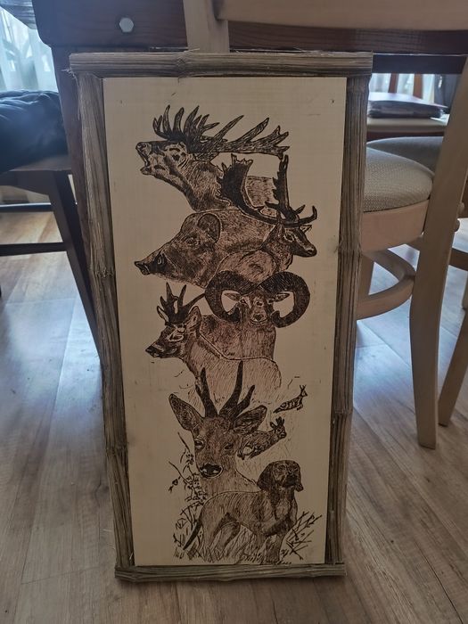 Ръчно пирографирани картини