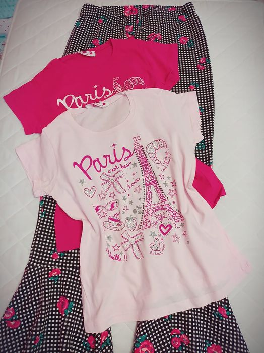 Lot fete 10-12 ani fuste bluze tricouri