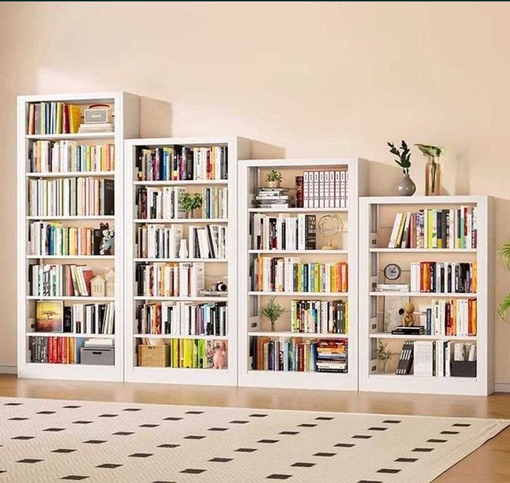 Стальной книжный стеллаж, po‘latdan kutubxona javoni