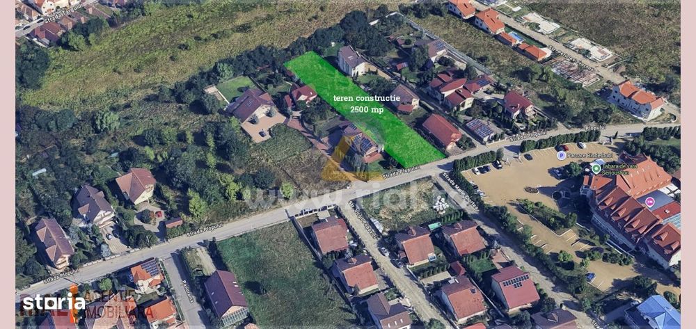 Teren intravilan în zona BinderBubi  2.500 mp