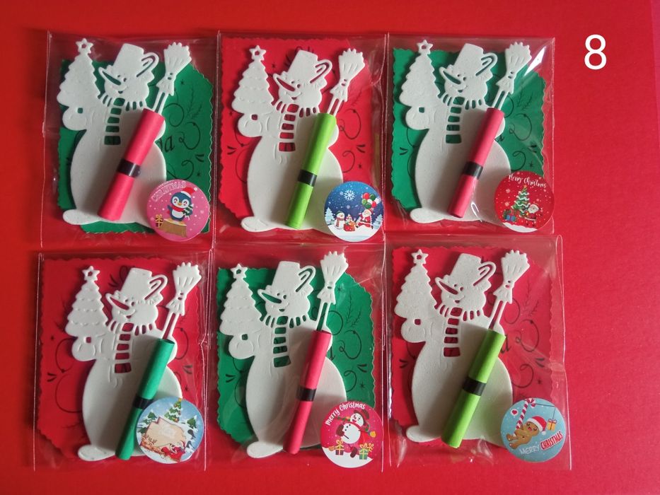 Ръчно изработени коледни и новогодишни късмети