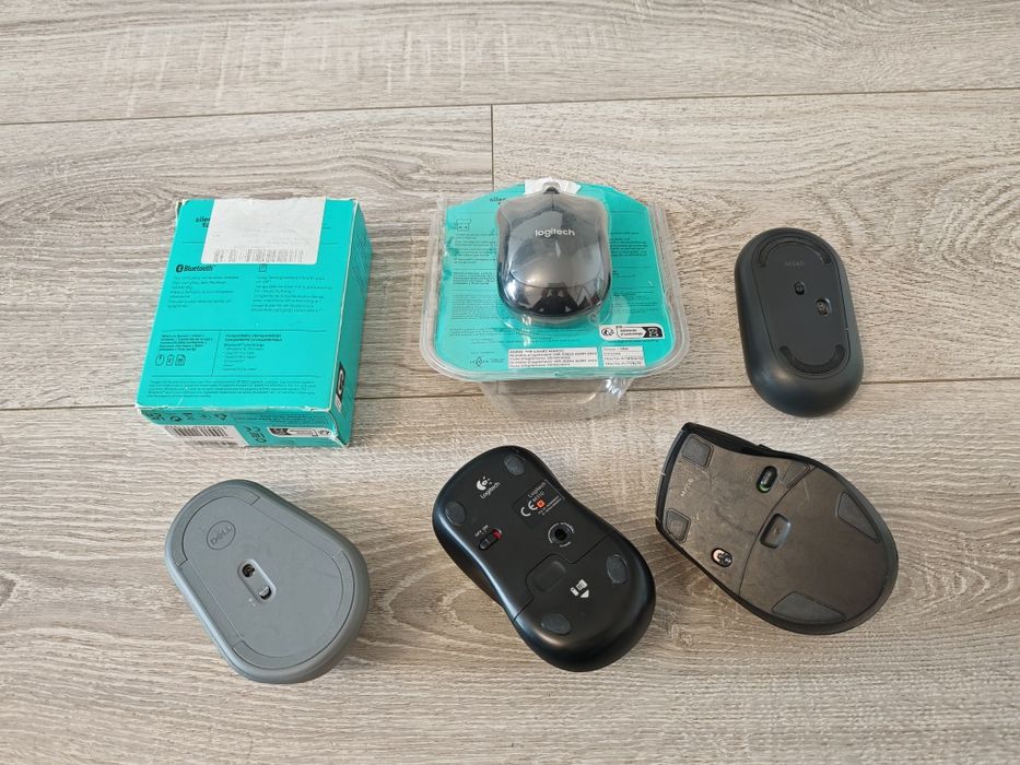 Mouse Logitech si Dell cu Bluetooth sau receiver