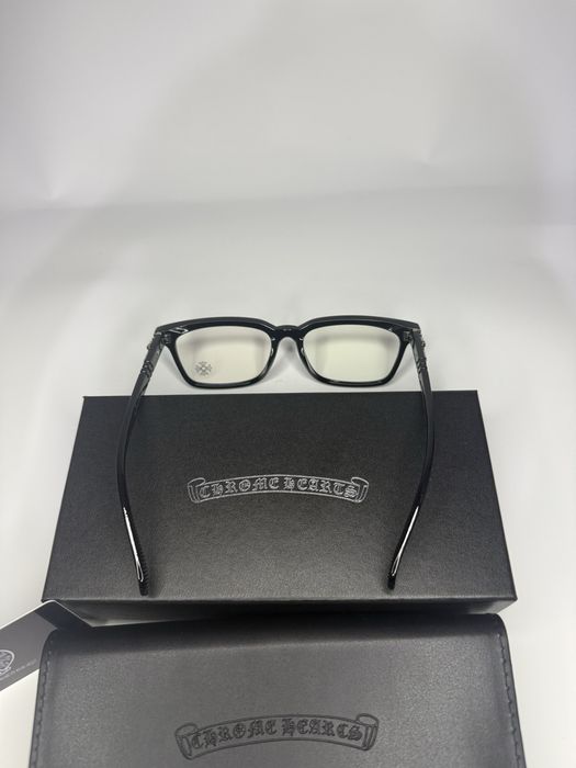 Ochelari Chrome Hearts Negru cu Argintiu ( Model nou )