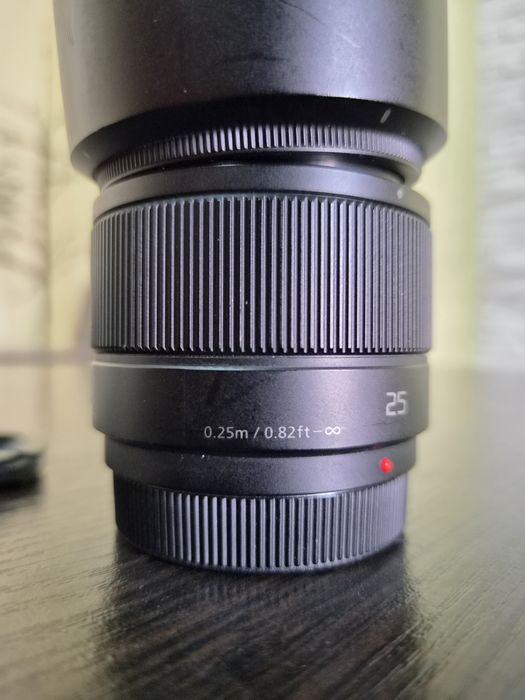 Panasonic 25mm F1.7 Lumix G Obiectiv MFT Negru