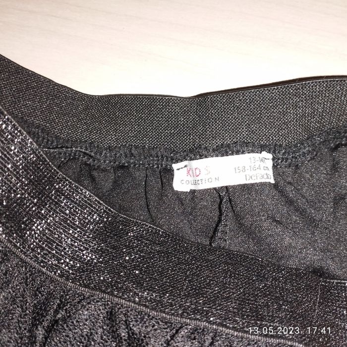 Детская черная юбка