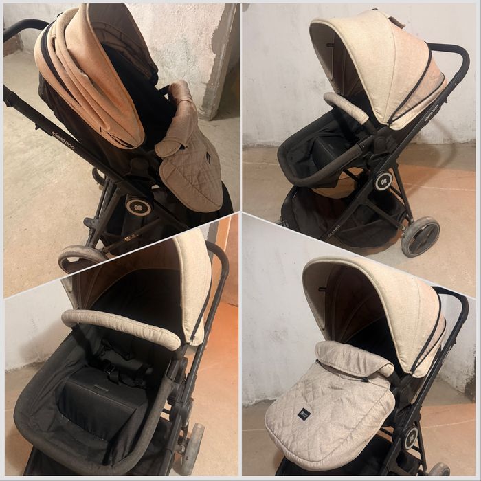 Детска Количка KikkaBoo Gianni 2-в-1 (Бежова)