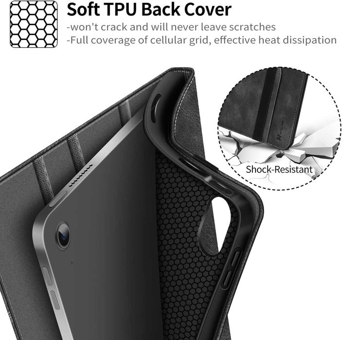 Huse HOLIMET pentru iPad Air de 11 inchi, maro sau albastru