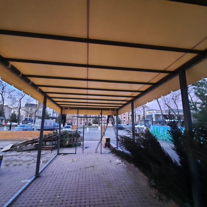 Банер баннер бассен тент baner banner bassen tent установка киламиз