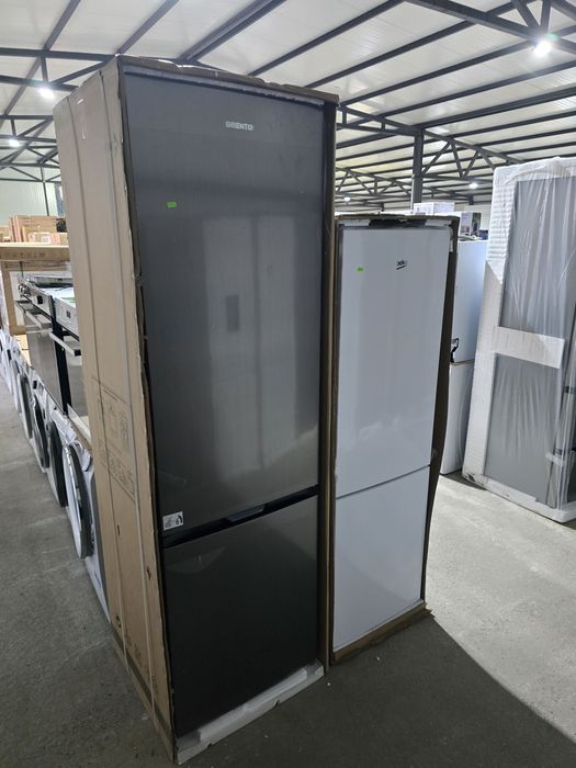 Нов 201 см хладилник с фризер No Frost  Grento инокс