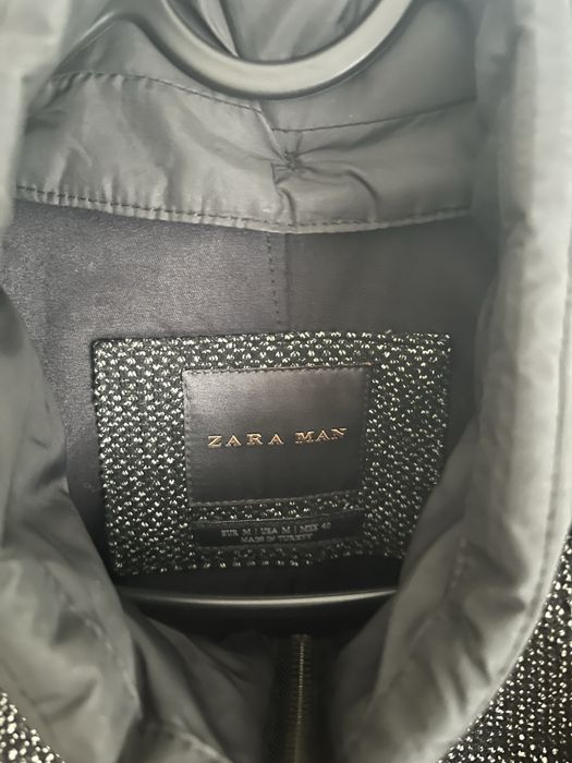 Палто Зара Zara и шуба Bershka