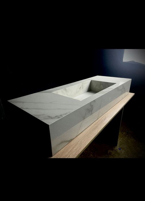 Умывальник из керамогранита на заказ