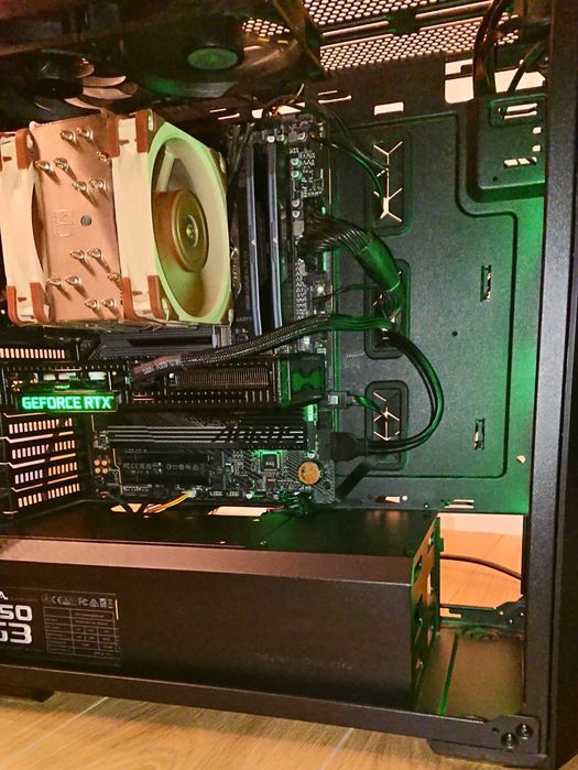 Мощен Геймърски Kомпютър: Ryzen 7800X3D, 64GB DDR5, RTX 3060, SSD (може и на части)
