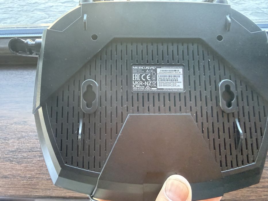 Router Mercusys MR80X AX3000 Wi‑Fi 6, Dual-Band, Gigabit