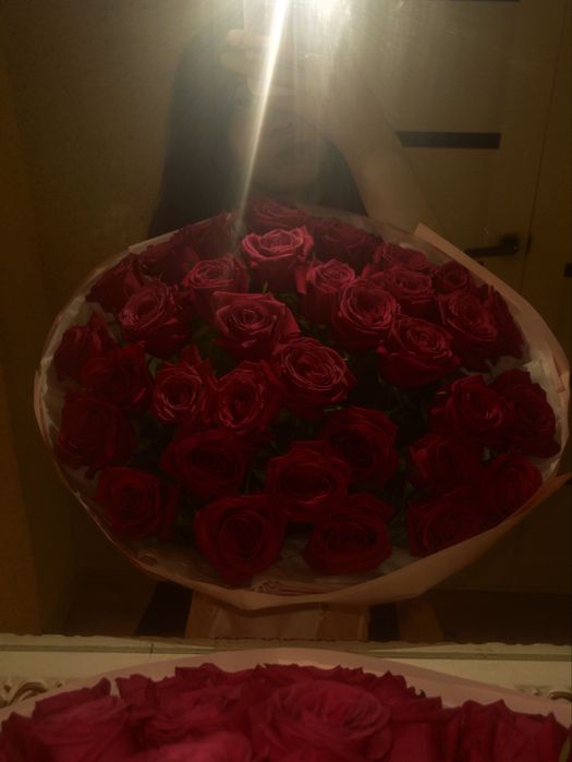 большой букет роз
