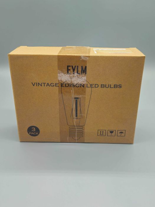 Топ цена! EYLM Vintage Edison LED крушки ST64 E27 4W 3 броя димируеми