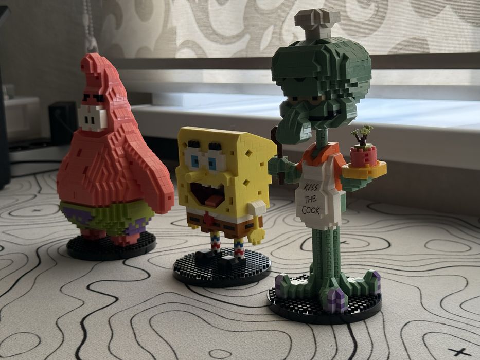 лего фигурки из спанч боб