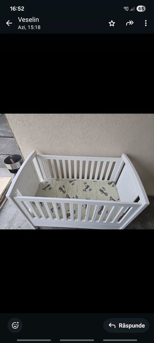 Vând pătuț de copil