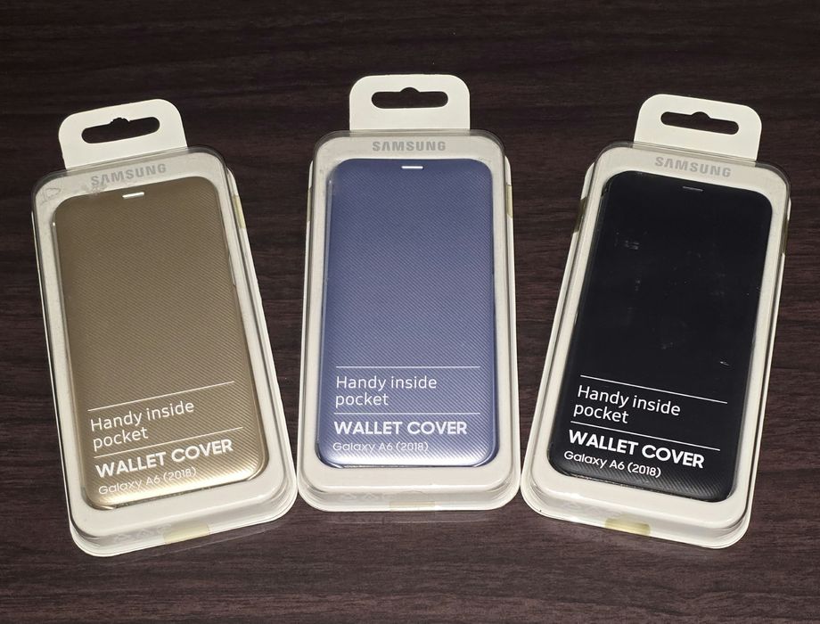 Husa flip smart activa originala Samsung Wallet Cover A6 2018 A600