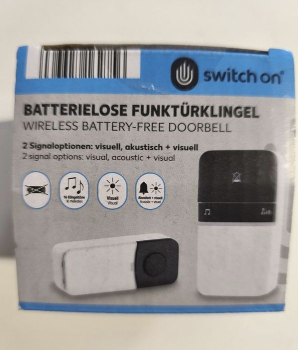 Sonerie wireless, fara baterii. NOU
