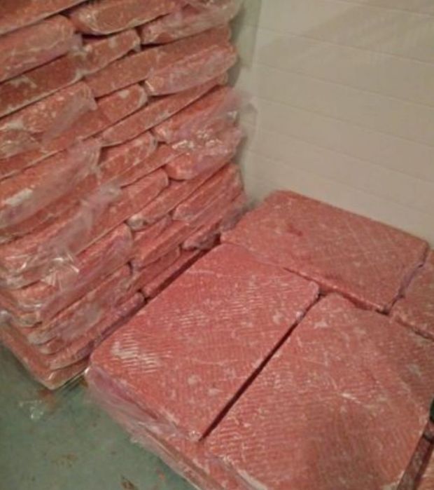 Куриный фарш для животных.