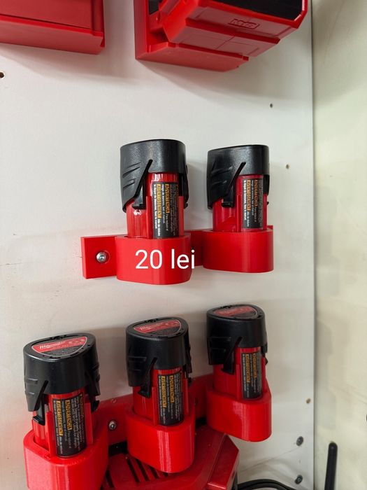 Suport baterie,filetanta, PARKSIDE,BOSCH,MAKITA,HILTI,DEWALT,MILWwauke