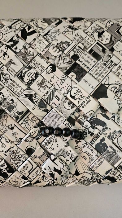 Plic clutch upcycled reciclat handmade