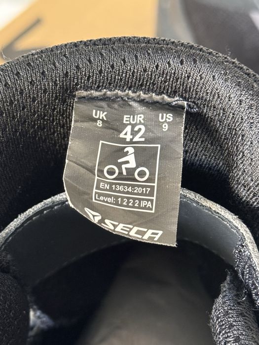 Ghete moto SECA Apex Pro Black mărime 42
