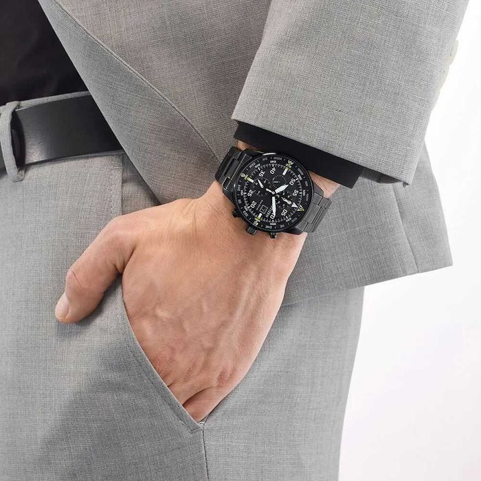 Нов часовник Citizen Eco-Drive Chronograph CA0695-84E - гаранция