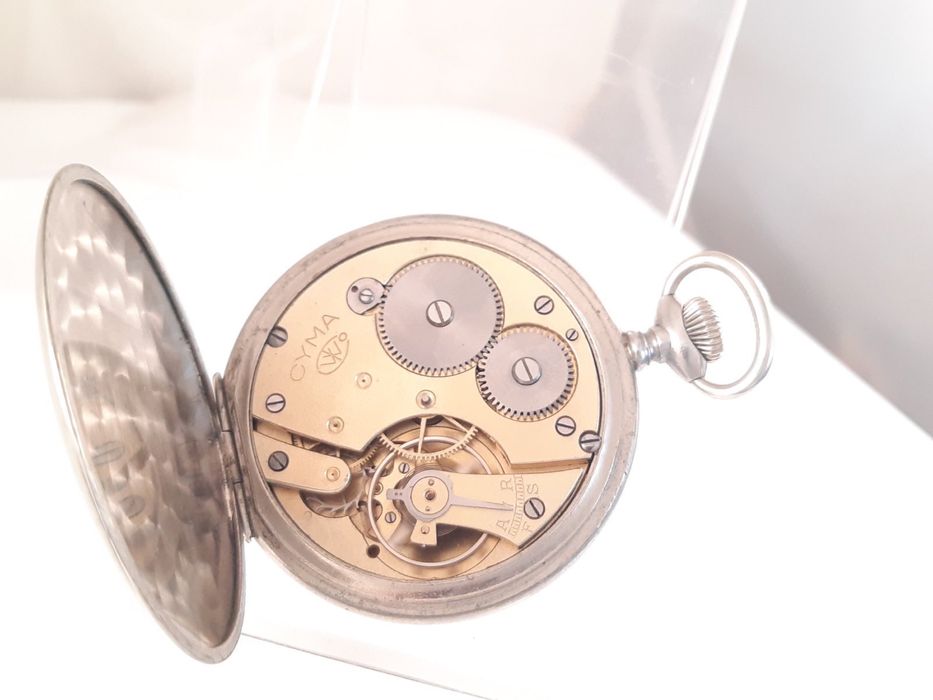 Cyma Swiss-рядък джобен швейцарски часовник,продилактиран