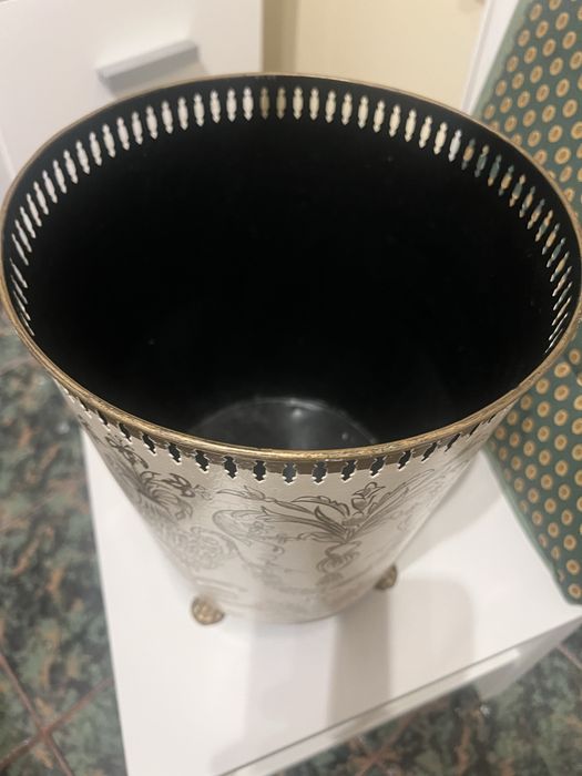 Cos de birou  metalic Hand Painted