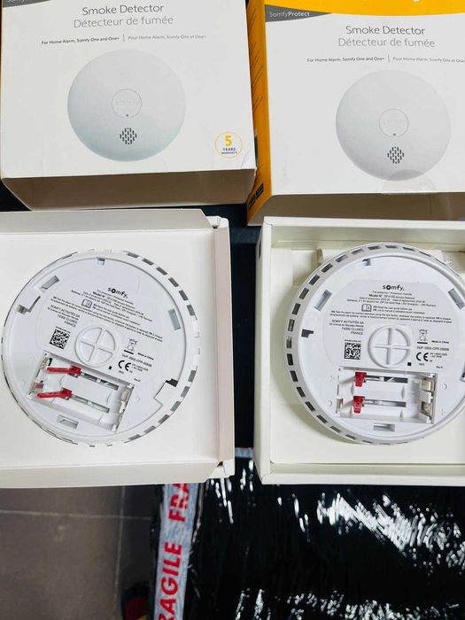 Detector de fum conectat Somfy 1870289 - Sirenă de 85 dB