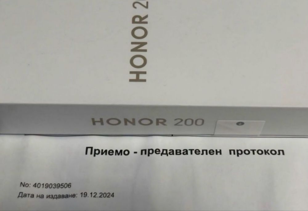 КАТО НОВ 512GB Honor 200 Vivacom Гаранция 2026 Black | Черен