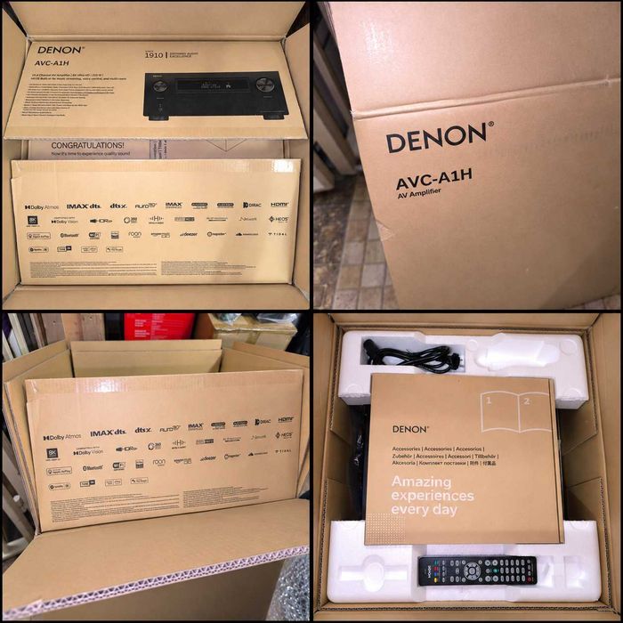 Denon AVC-A1H 15.4ch 8K флагмански AV усилвател / ресивър - практически нов