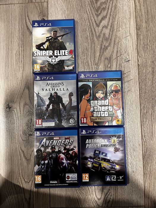 Продавам игри за PS4