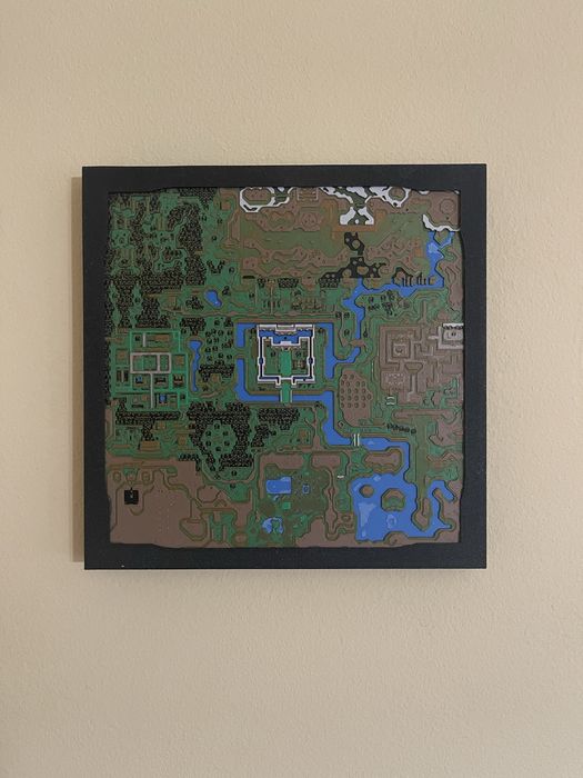 Релефна картина The Legend of Zelda: A Link to the Past!