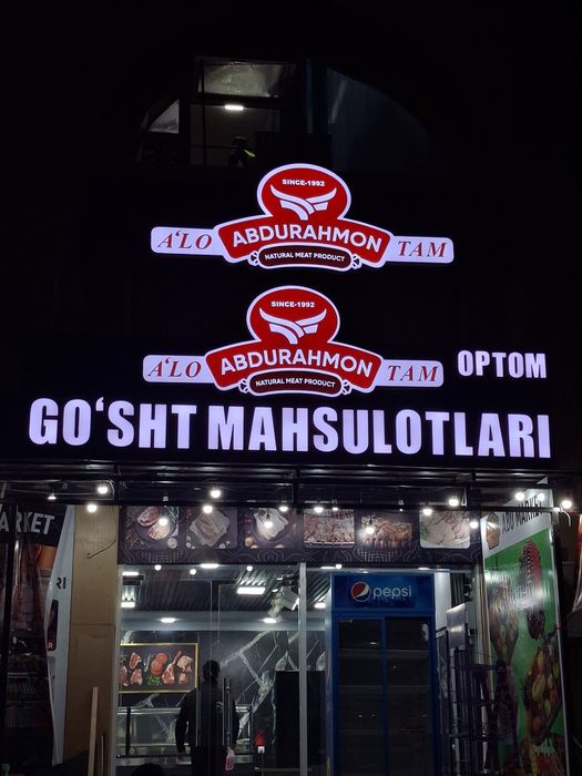 Bukva Harflar Laytboks Banner Orakal Hamyonbop narxlar