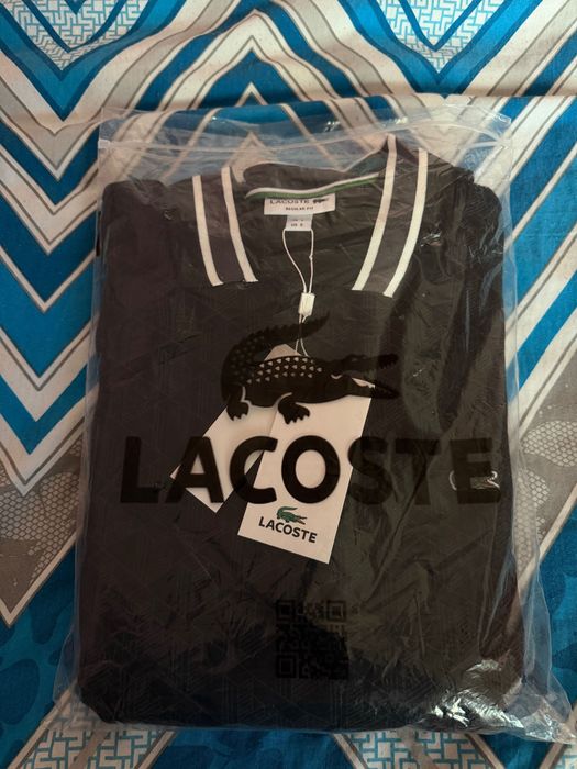 Compleu lacoste negru Premium FULL STOC