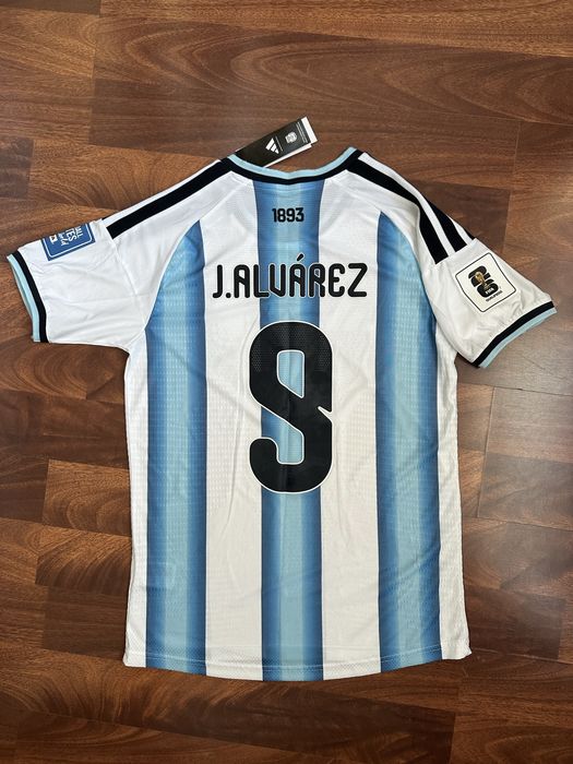 Tricou fotbal Argentina 25/26 Home Kit J. Alvarez #9