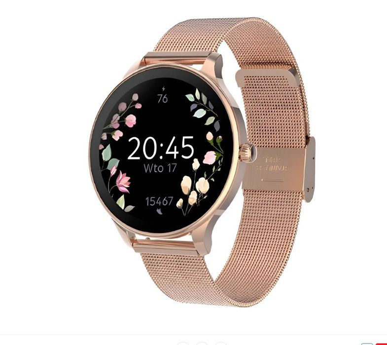 Smartwatch Forever SB-306 Velore cu bratara Verona Rosegold