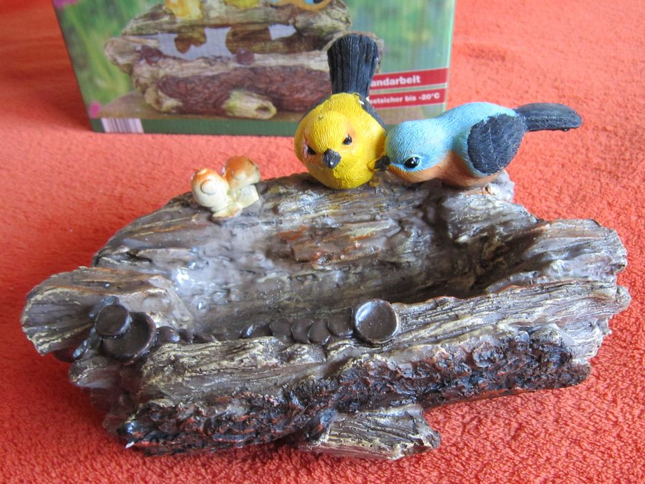 vara - iarna fantana pentru pasarele (nou) -un cadou inedit