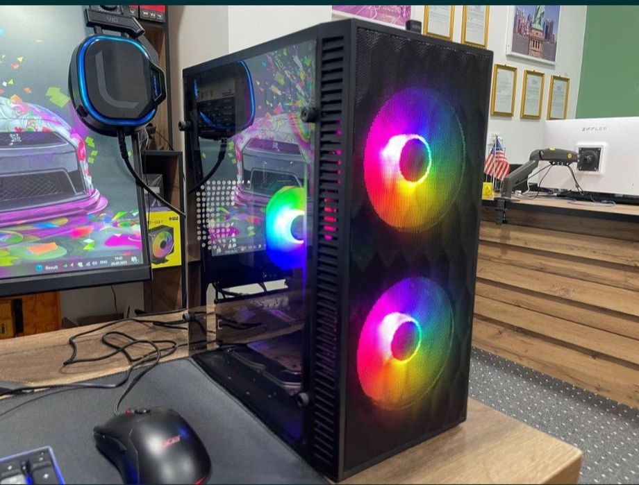 GAMING KOMPYUTER. To'liq To'plam kompyuter. 1 ta monitor qoshib berila