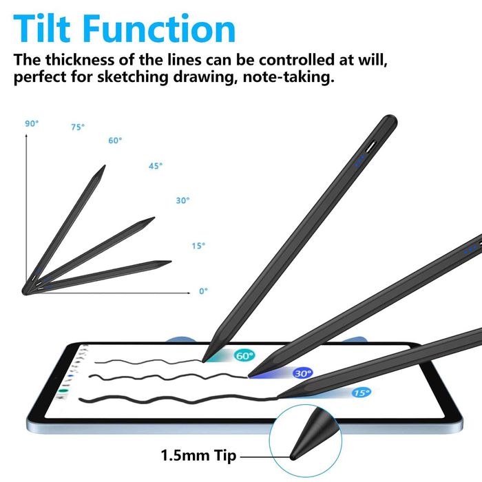 Промоция !!! Писалка за iPad с магнитно отхвърляне на дланта,Стилус гр ...