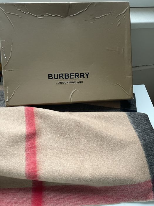 Шал Burberry 100% кашмир