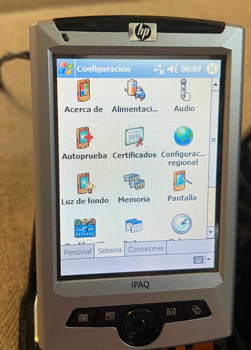 HP iPAQ rz1710 Pocket PC functional cu stylus fara incarcator