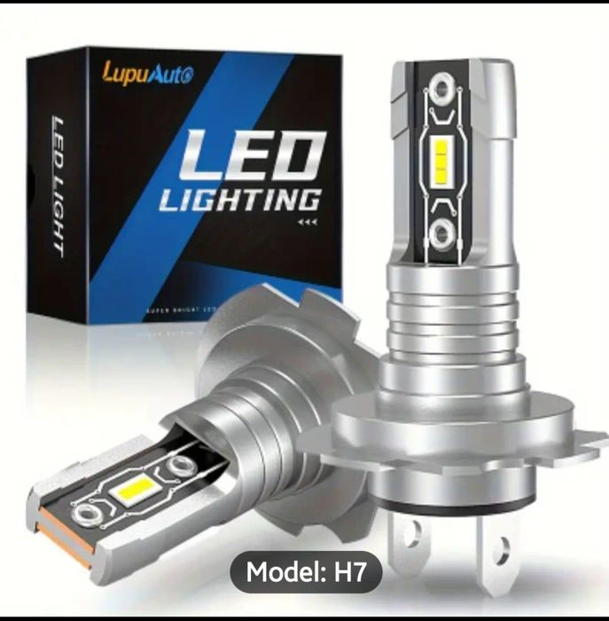 Leduri H1 și H7 faruri proiectoare auto canbus 60w 6000k 16.000 lumeni